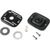 Huvudcylinderlock Finned Svart Blank DRAG SPECIALTIES – miniatyr 2