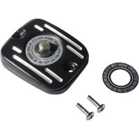Huvudcylinderlock Finned Svart Blank DRAG SPECIALTIES