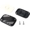 Huvudcylinderlock Finned Svart Blank DRAG SPECIALTIES – miniatyr 2