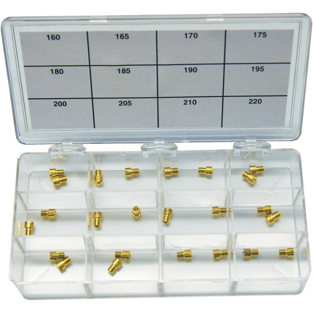 Huvudmunstycke A-bax Engineering Klar/guld EBC KEHIN H/D ASST JET KIT