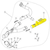 Huvudrör 2-i-1 Rostfritt Stål Akrapovic