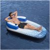 Hydro Force badmadrass 183x97 cm blå Bestway – miniatyr 1
