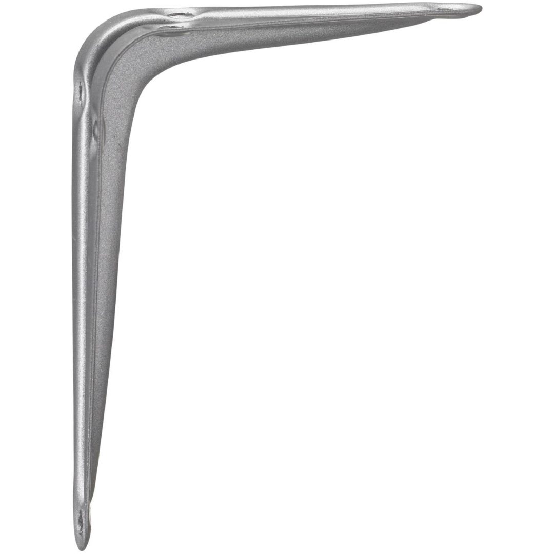 Hyllkonsol silvergrå STRUKTUR KONSOL SILVERGRÅ 75X100MM