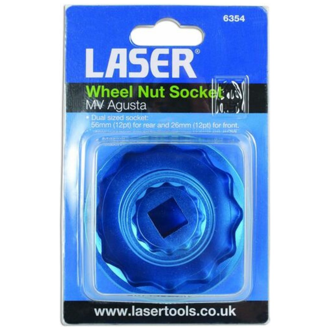 Hylsa Hjulmutter 26mm/56mm LASER TOOLS – bild 4