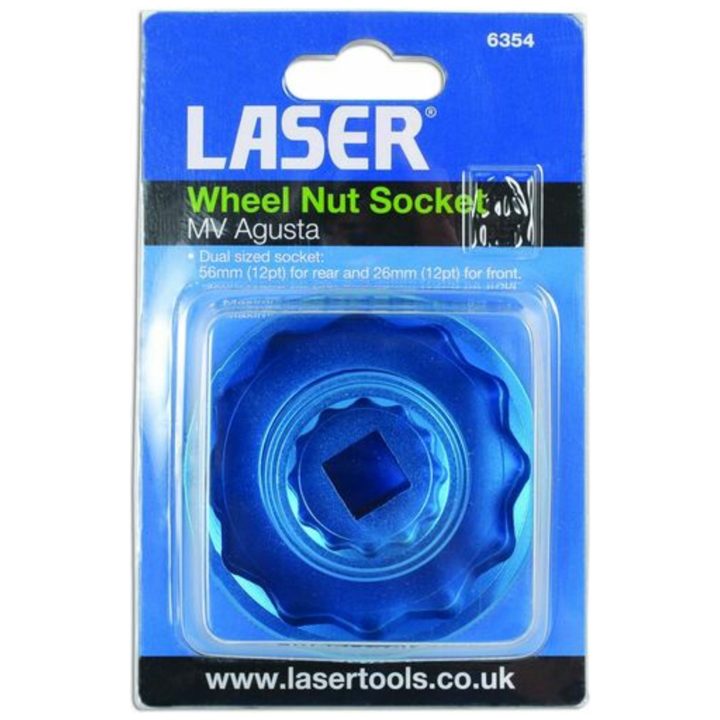 Hylsa Hjulmutter 26mm/56mm LASER TOOLS – bild 4