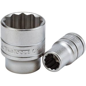 Hylsa Med 1/2tum fyrkantsfäste Teng Tools M120508-C / M120534-C