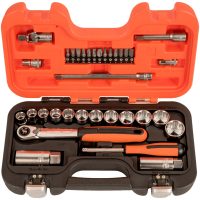 HYLSNYCKELSATS 1/4", 1/2" 34DEL (6 pack) BAHCO