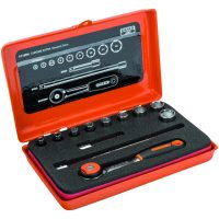 HYLSNYCKELSATS 1/4" 12 DELAR BAHCO