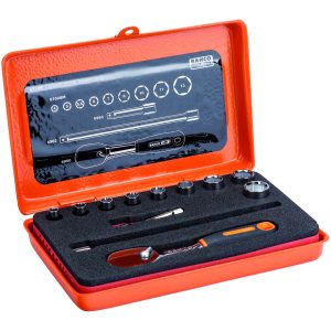 HYLSNYCKELSATS 1/4" 12 DELAR BAHCO