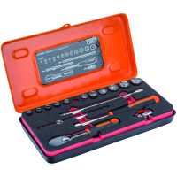 HYLSNYCKELSATS 1/4" 17 DELAR BAHCO