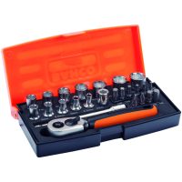 HYLSNYCKELSATS 1/4" BLISTERPAC (5 pack) BAHCO