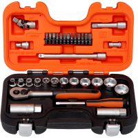 HYLSNYCKELSATS 3/8", 1/4" TUM (6 pack) BAHCO