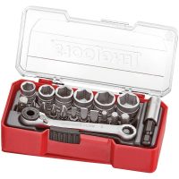 Hylsnyckelsats med 1/4tum fyrkantsfäste TJ1419 Teng Tools