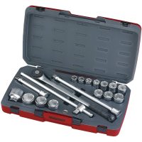 Hylsnyckelsats Med 3/4tum fyrkantsfäste T3418-6 Teng Tools