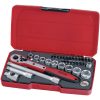 Hylsnyckelsats Med 3/8tum fyrkantsfäste T3834 Teng Tools HYLSNYCKELSATS 3/8 T3834 – miniatyr 2