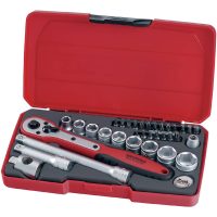 Hylsnyckelsats Med 3/8tum fyrkantsfäste T3834 Teng Tools