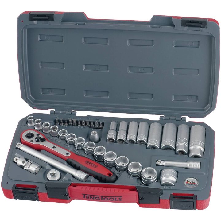 Hylsnyckelsats Med 3/8tum fyrkantsfäste T3839 Teng Tools HYLSNYCKELSATS 3/8 T3839 – bild 2