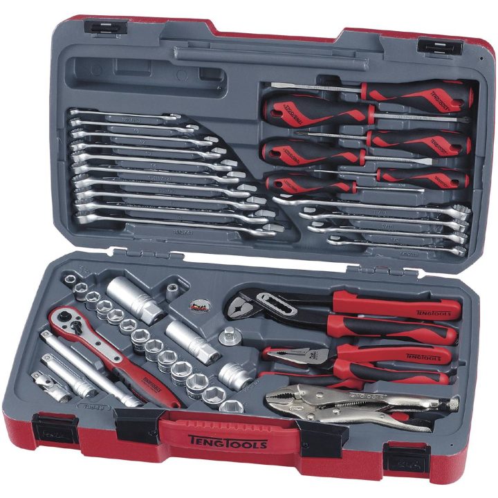 Hylsnyckelsats Med 3/8tum fyrkantsfäste T3848 Teng Tools VERKTYGSSATS 3/8 48 DELAR – bild 2