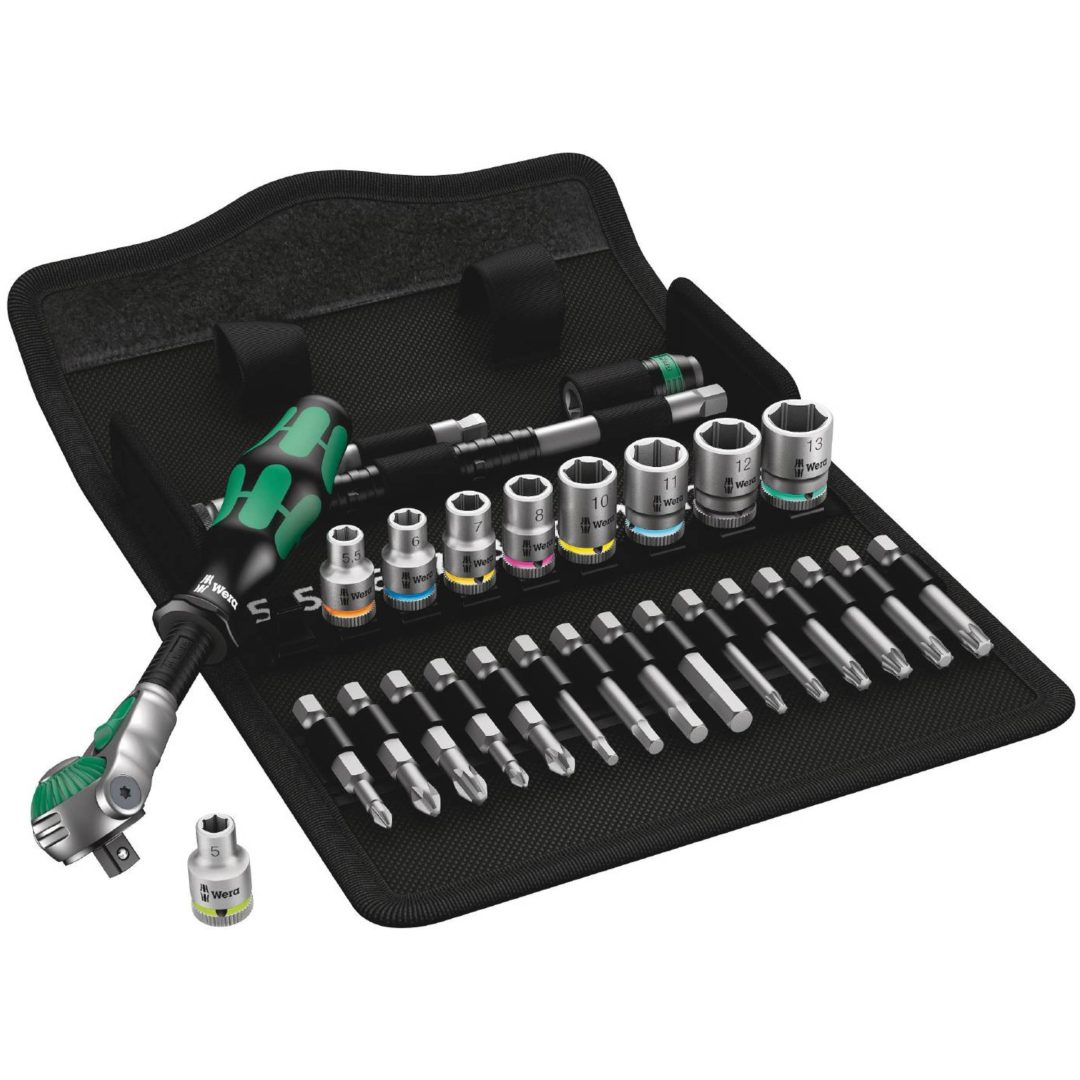 Hylsnyckelsats SA6 Speed Combo metrisk Wera HYLSNYCKELSATS SA6 SPEED 1/4