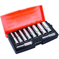 HYLSSATS 1/4" 10 LÅNGA HYLSOR (20 pack) BAHCO