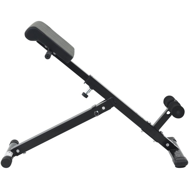 Hyperextensionbänk 120 kg Hopfällbar och Justerbar Stål vidaXL Standard – bild 5