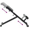 Hyperextensionbänk 120 kg Hopfällbar och Justerbar Stål vidaXL Standard – miniatyr 8