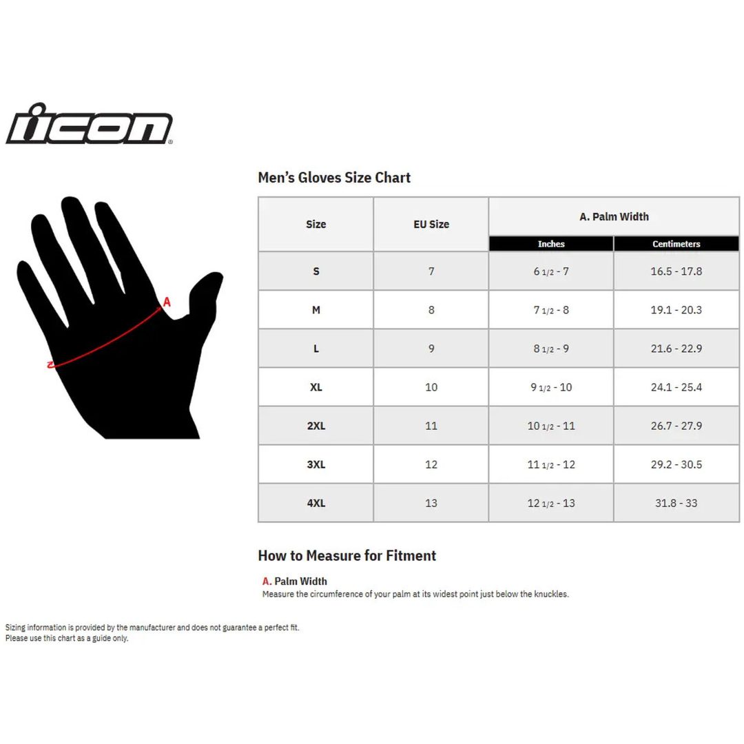 ICON Mc-Handskar AXYS Svart Medium – bild 4