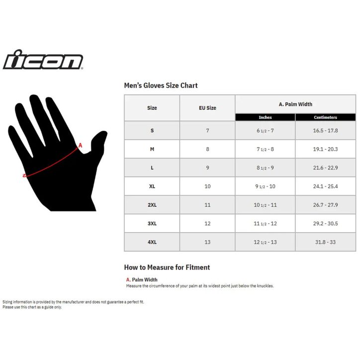 ICON Mc-Handskar AXYS Svart Medium – bild 4