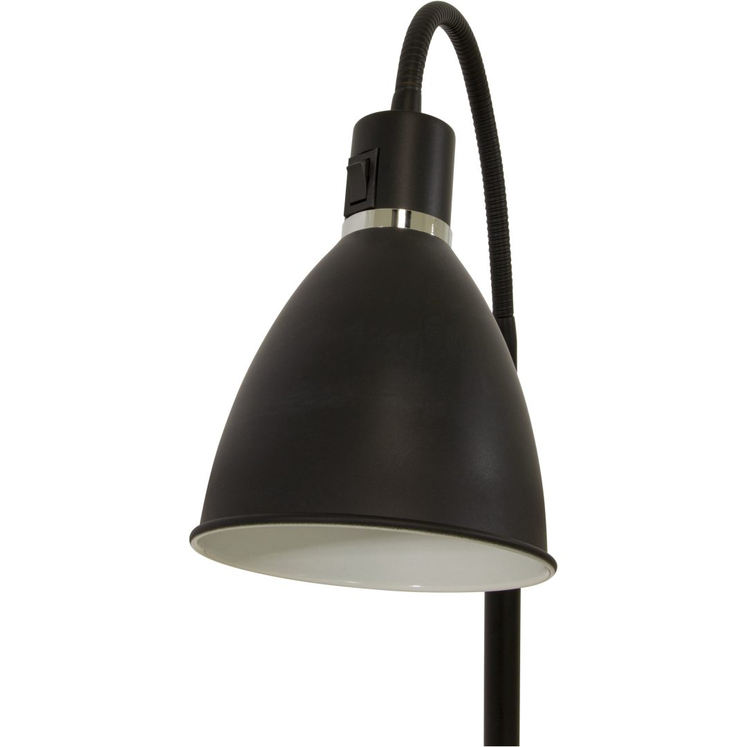 Idre Golvlampa, Svart ANETA HOME Sockel E27 Svart /Matt Mässing – bild 3