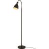 Idre Golvlampa, Svart ANETA HOME Sockel E27 Svart /Matt Mässing – miniatyr 1