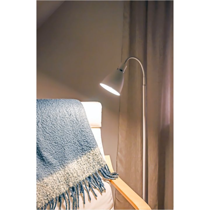Idre Golvlampa, Vit ANETA HOME Sockel E27 Vit /Krom – bild 3