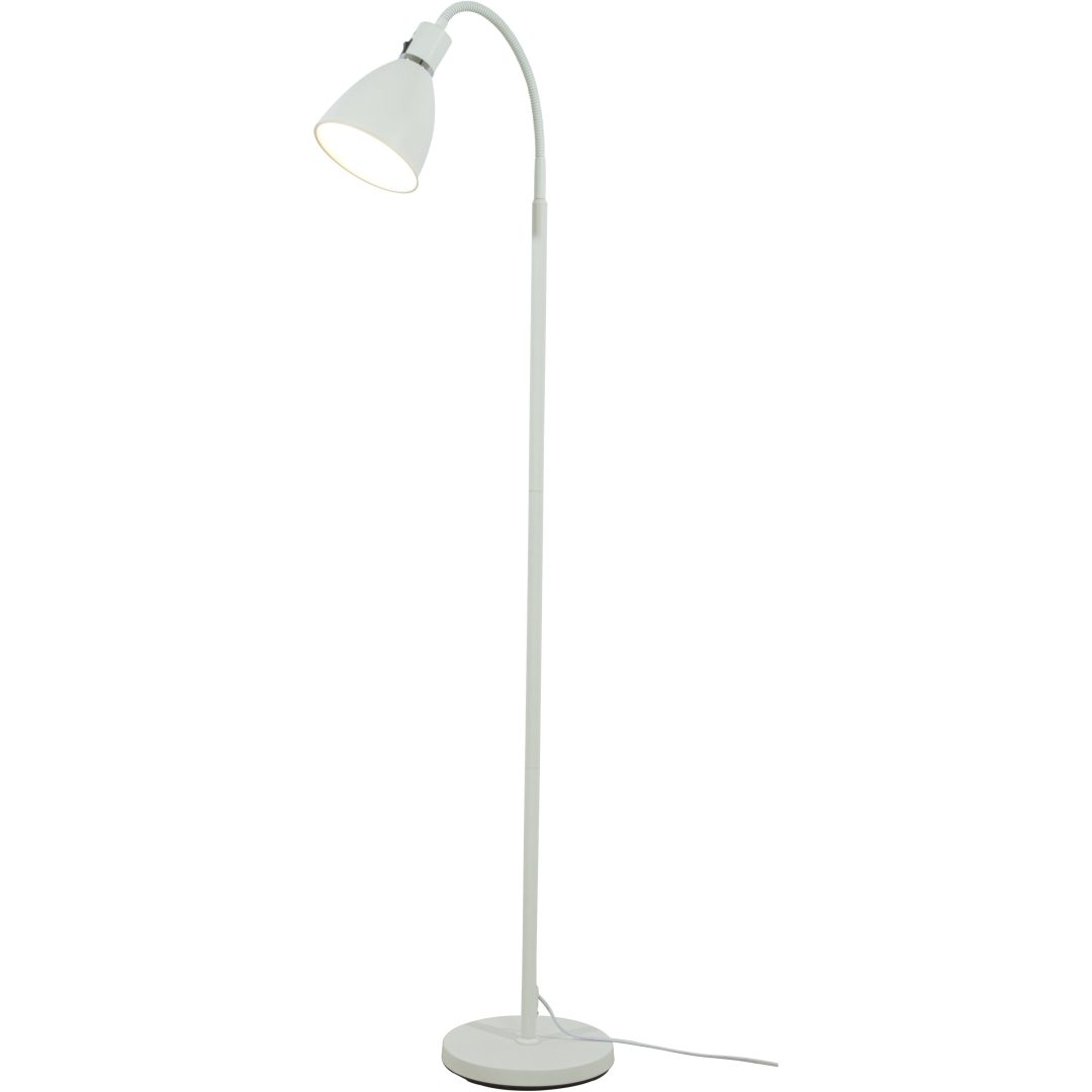 Idre Golvlampa, Vit ANETA HOME Sockel E27 Vit /Krom