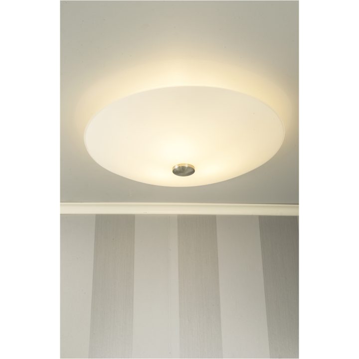Iglo Plafond 42cm, Vit/stål ANETA HOME Sockel E14 Vit /Stål – bild 4