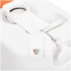 Inbyggd campingtoalett vit 24+17 L HDPE & emalj vidaXL – miniatyr 11