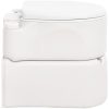 Inbyggd campingtoalett vit 24+17 L HDPE & emalj vidaXL – miniatyr 4