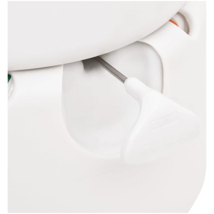 Inbyggd campingtoalett vit 24+17 L HDPE & emalj vidaXL – bild 10