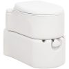 Inbyggd campingtoalett vit 24+17 L HDPE & emalj vidaXL – miniatyr 1