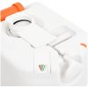 Inbyggd campingtoalett vit 24+17 L HDPE & stål vidaXL – miniatyr 11