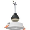 Inbyggda Spotlightar 12 st Rund GU10 Vit 91 mm vidaXL 9 cm – miniatyr 2