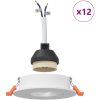 Inbyggda Spotlightar 12 st Rund GU10 Vit 91 mm vidaXL 9 cm – miniatyr 4