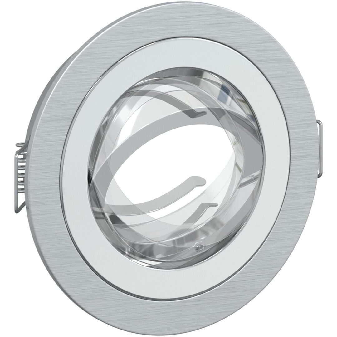 Inbyggda Spotlights 12 st Rund GU10 Silver 91 mm vidaXL 9 x 9 x 10 cm – bild 11