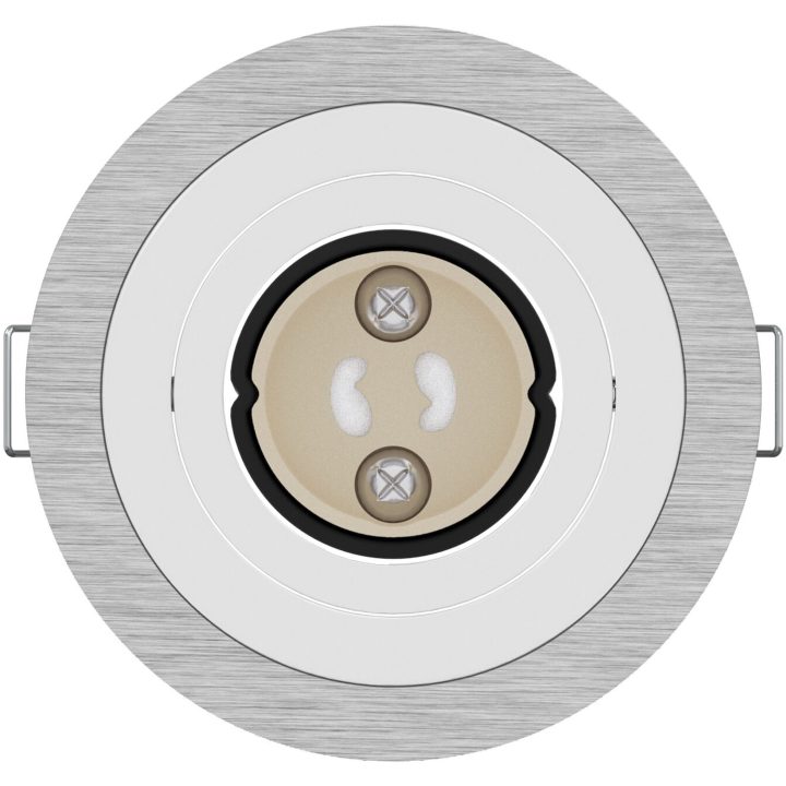 Inbyggda Spotlights 12 st Rund GU10 Silver 91 mm vidaXL 9 x 9 x 10 cm – bild 5