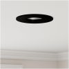 Inbyggda Spotlights 12 st Rund GU10 Svart 91 mm vidaXL 9 cm – miniatyr 1