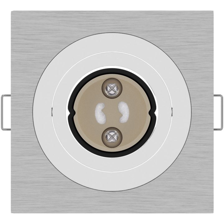 Inbyggda Spotlights 24 st Fyrkantig GU10 Silver 91x91 mm vidaXL 9 cm – bild 5