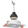 Inbyggda Spotlights 24 st Fyrkantig GU10 Vit 91x91 mm vidaXL 9 cm – miniatyr 2