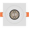 Inbyggda Spotlights 24 st Fyrkantig GU10 Vit 91x91 mm vidaXL 9 cm – miniatyr 5
