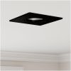 inbyggda spotlights 24 st fyrkantiga GU10 svarta 91x91 mm vidaXL 9 cm – miniatyr 1