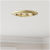 Inbyggda spotlights 24 st rund GU10 guld 90 mm stål vidaXL 9 cm – miniatyr 1