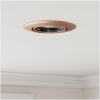 Inbyggda spotlights 24 st Runda GU10 Koppar 90 mm Stål vidaXL 9 cm – miniatyr 1
