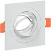 Inbyggda Spotlights 6 st Fyrkantig GU10 Vit 91x91 mm vidaXL 9 cm – miniatyr 11